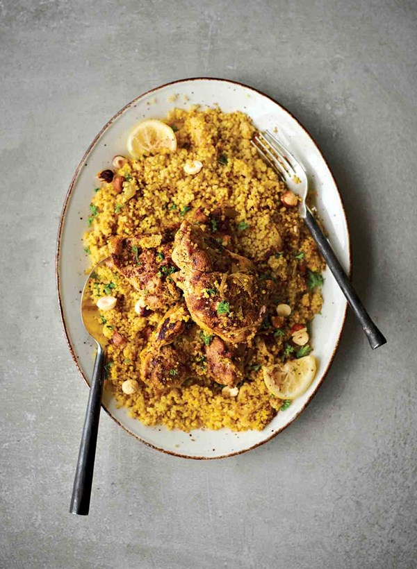 Middle Eastern chicken thighs