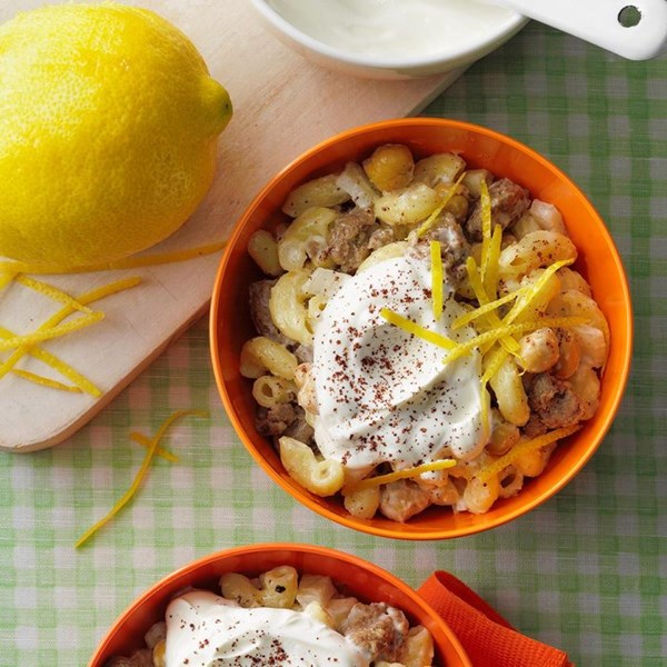 Middle Eastern macaroni salad