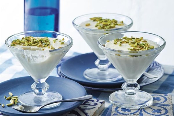 Middle Eastern milk pudding (Muhallabia)