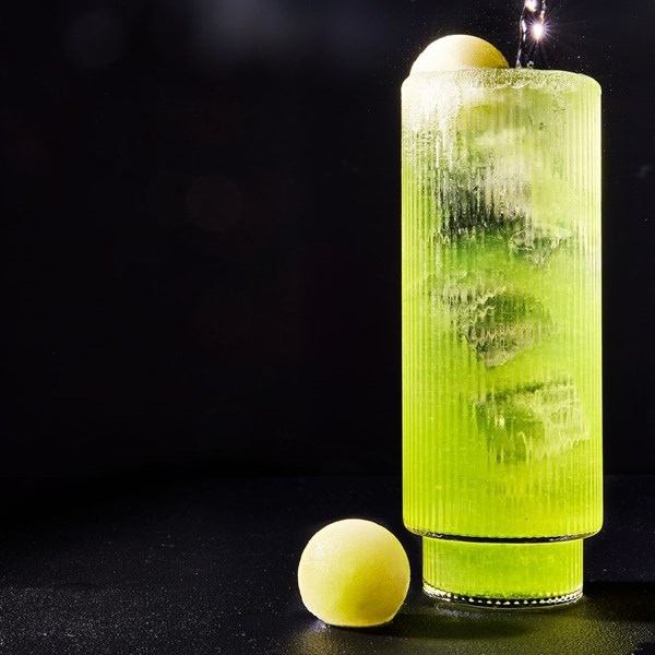 Midori shochu sour