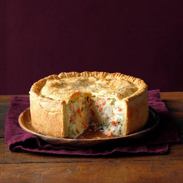 Mile-high chicken potpie