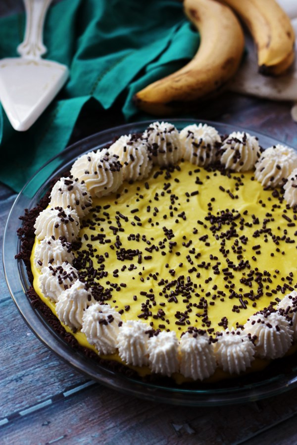 Milk Bar black-bottomed banana cream pie