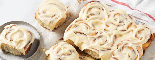 Milk bread cinnamon rolls