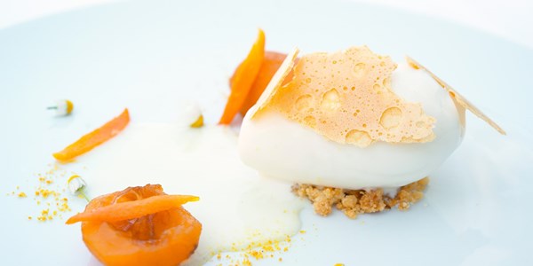 Milk, chamomile and loquats