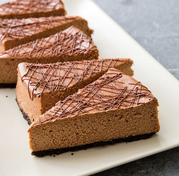 Milk chocolate cheesecake
