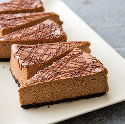 Milk chocolate cheesecake