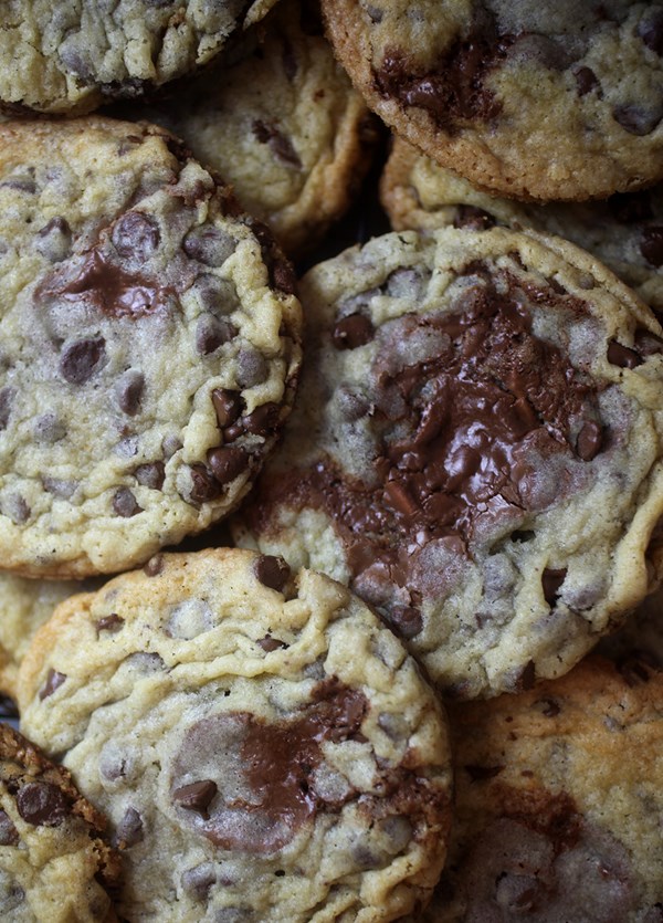 Milk chocolate chip truffle cookies