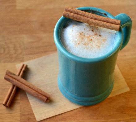 Milk chocolate cinnamon mocha