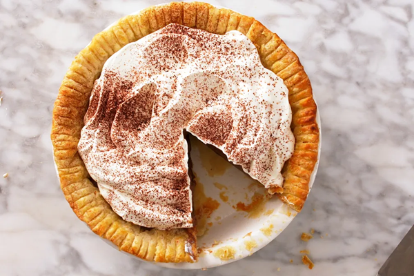 Milk chocolate cream pie