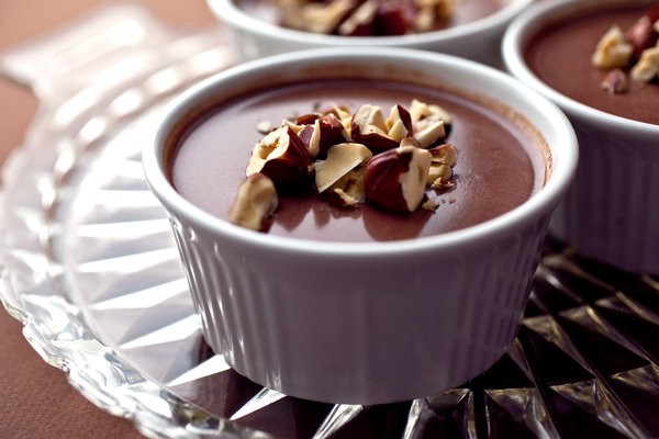 Milk chocolate hazelnut panna cotta