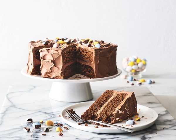 Milk chocolate layer cake