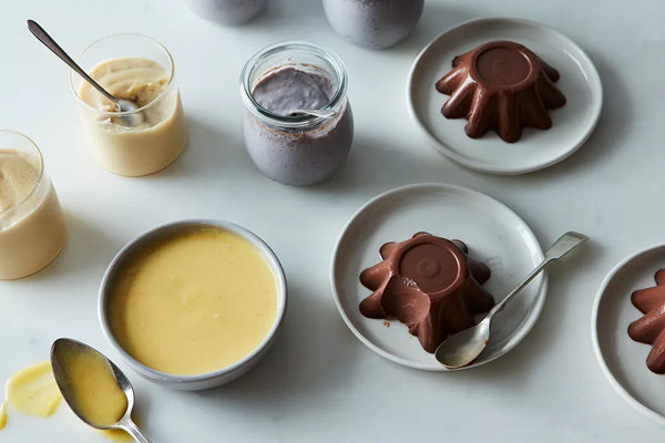  Milk chocolate panna cotta