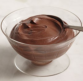 Milk chocolate pudding