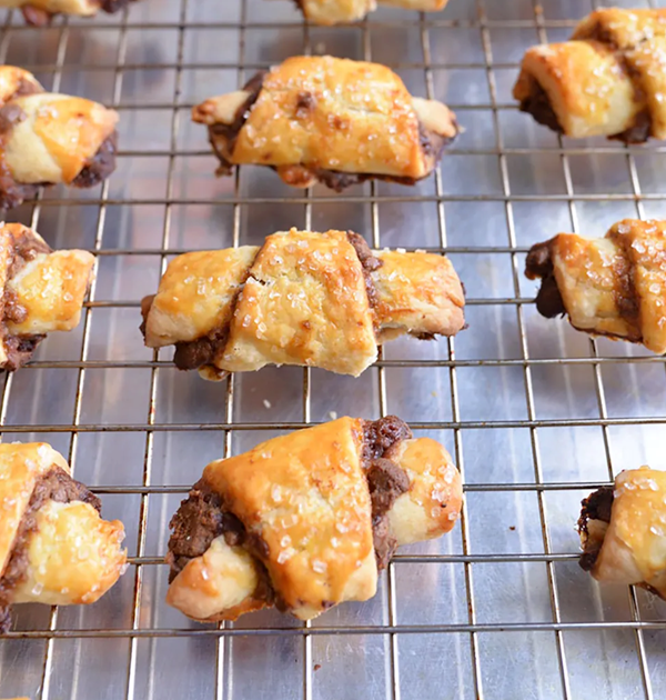 Milk chocolate rugelach