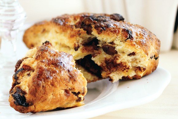 Milk chocolate scones