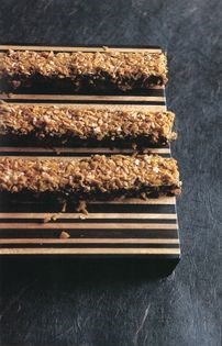Milk chocolate, spiced cookies, and butterscotch cake