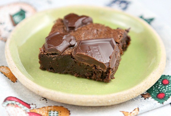 Milk chocolate truffle brownies