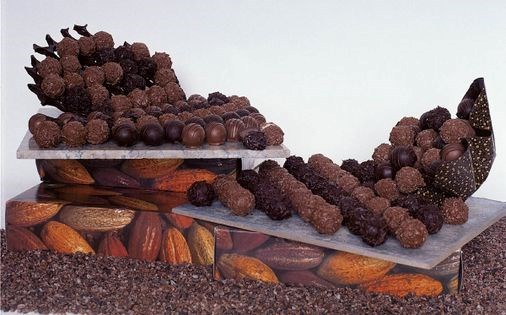 Milk chocolate truffles