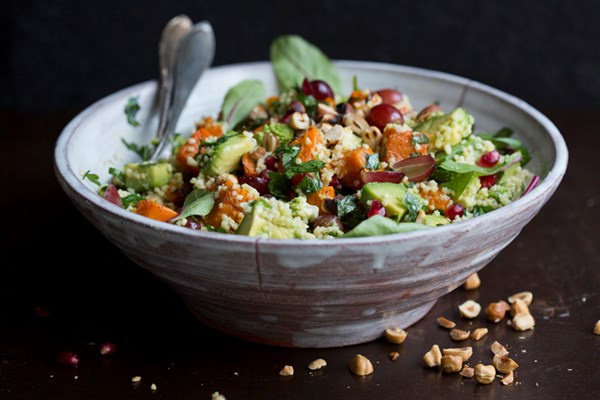 Millet & pumpkin winter salad