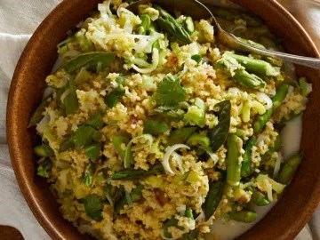 Millet in coconut curry