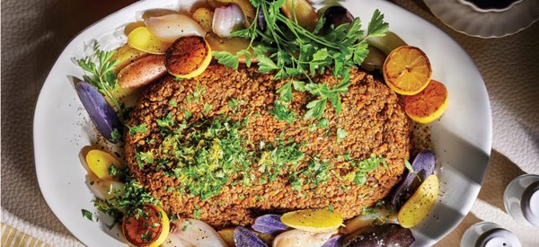 Millet-lentil roast [gremolata]