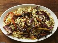 Millet with roasted carrots