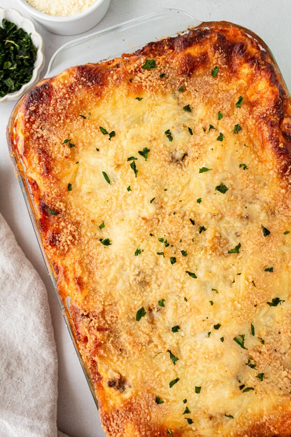 Million dollar baked spaghetti