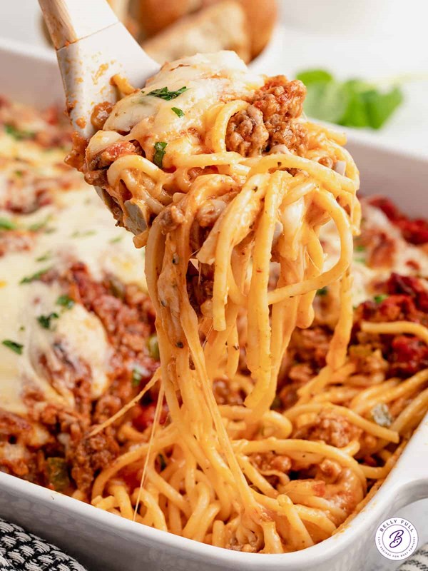 Million dollar spaghetti Alfredo