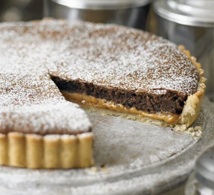 Millionaire's chocolate tart
