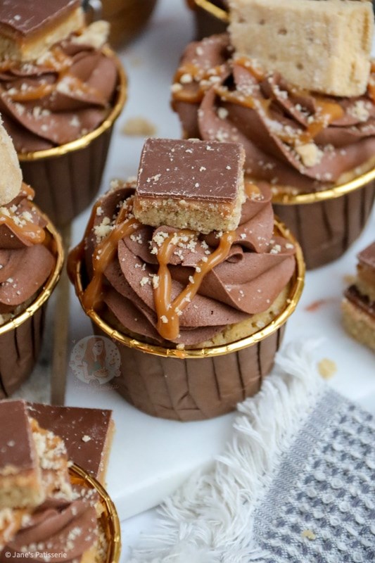 Millionaire's cupcakes