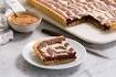 Millionaires' marbled chocolate tart
