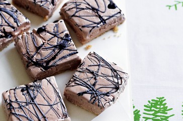 Milo & coconut ice cream slice