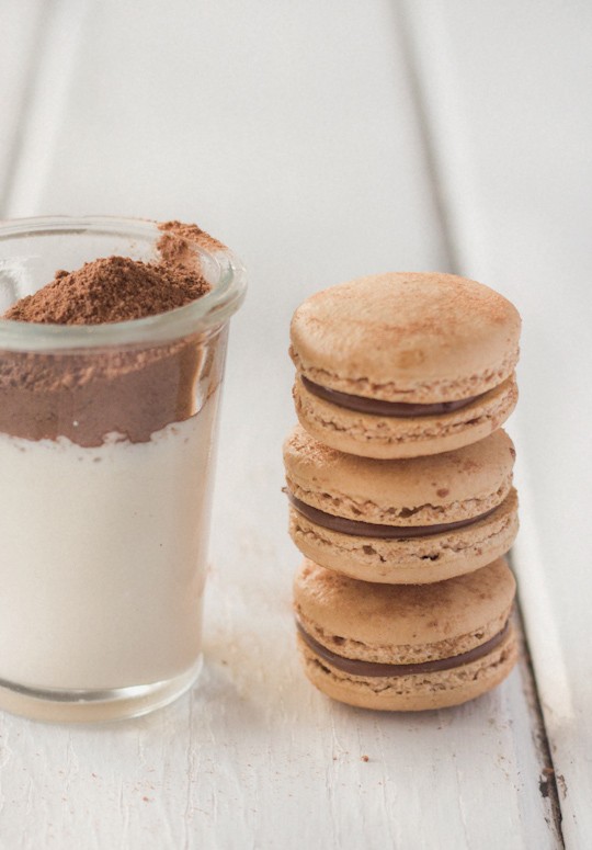 Milo macarons