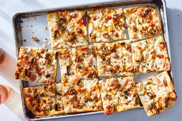 Mimi’s pizza dough, two ways