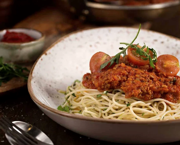 Mince and lentil Bolognese