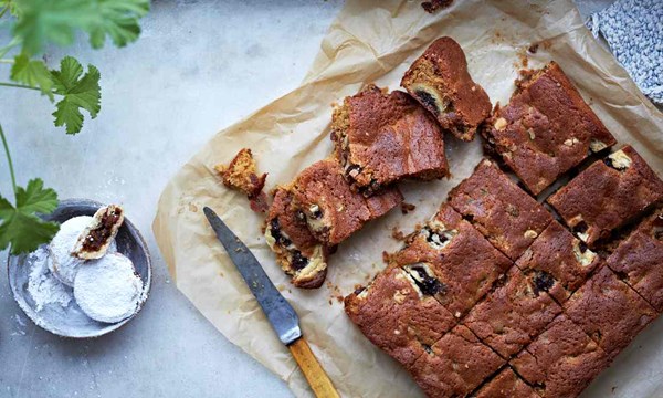 Mince pie blondies
