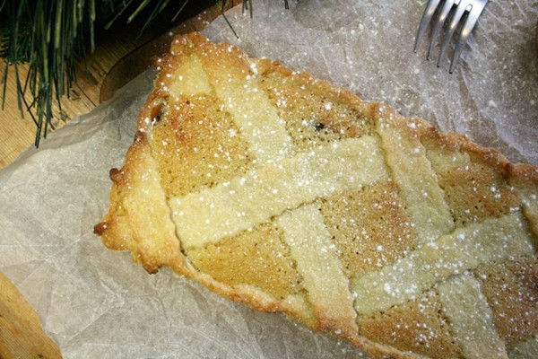 Mince pie frangipane tart