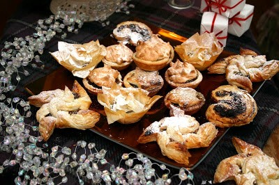 Mince pie palmiers