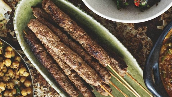 Minced lamb kebabs (Sheek kebab)