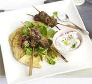 Minced lamb skewers