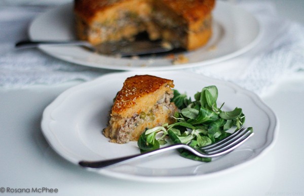 Minced turkey pie