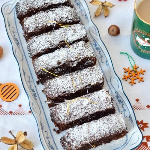 Mincemeat brownies