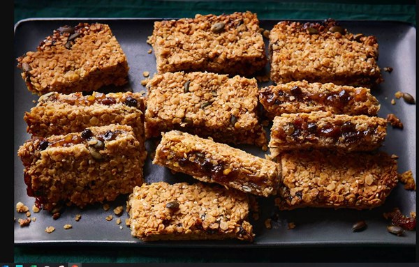 Mincemeat flapjacks