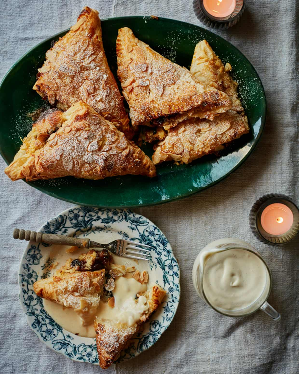 Mincemeat frangipane turnovers