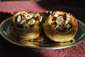 Mincemeat pinwheel tartlets