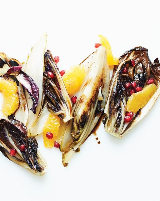 Mineola-glazed radicchio & endive