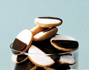 Mini black-and-white cookies