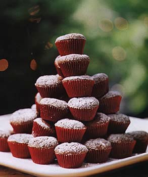 Mini brownie cupcakes