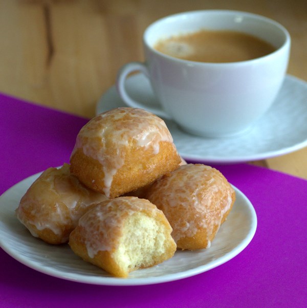 Mini buttermilk bar donuts