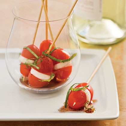 Mini Caprese bites